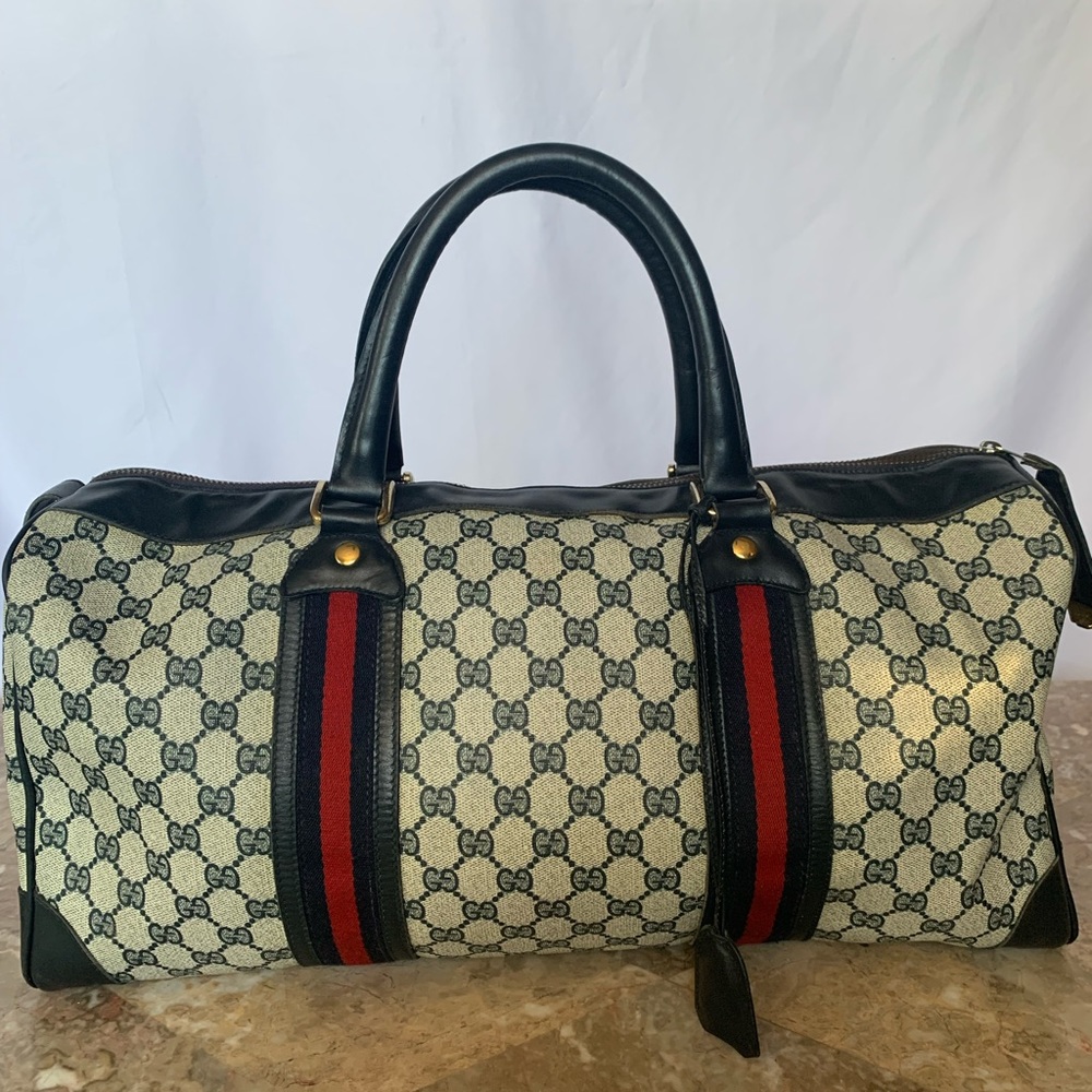 ❤️❤️SOLD❤️❤️Gucci vintage PVC Boston bag - Picture 1 of 15